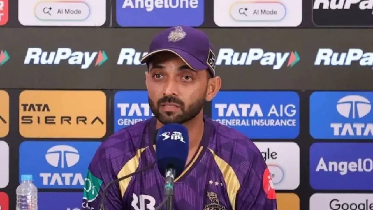 Ajinkya Rahane Hits Back at Critics Over Strike Rate After Kolkata Knight riders loss to Sunrisers