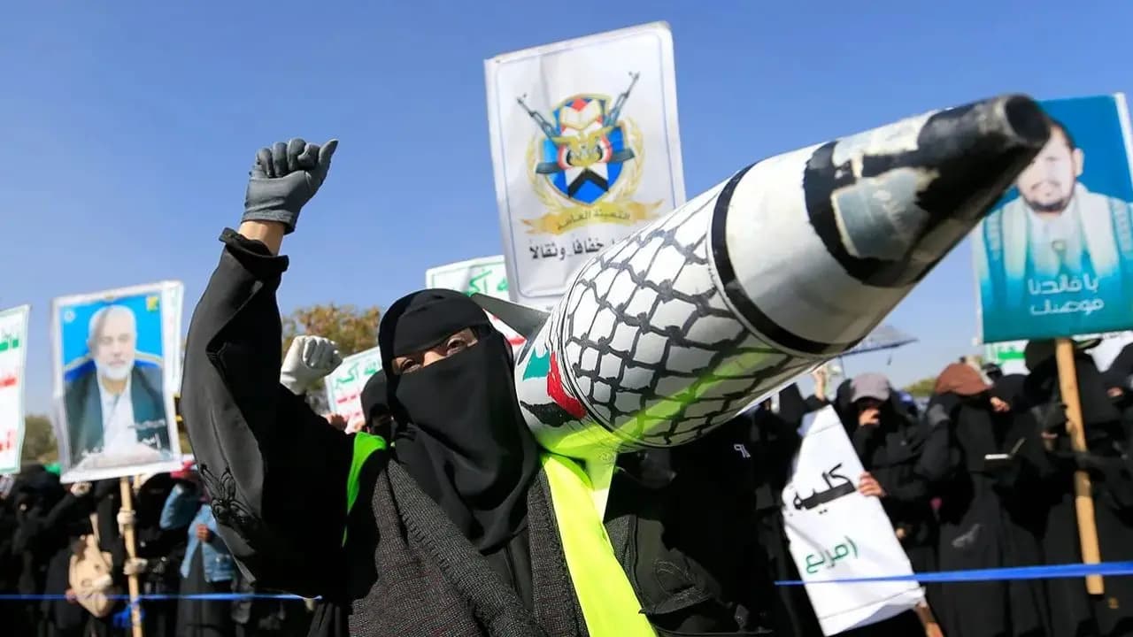 Yemen bombards israeli military base in west asia