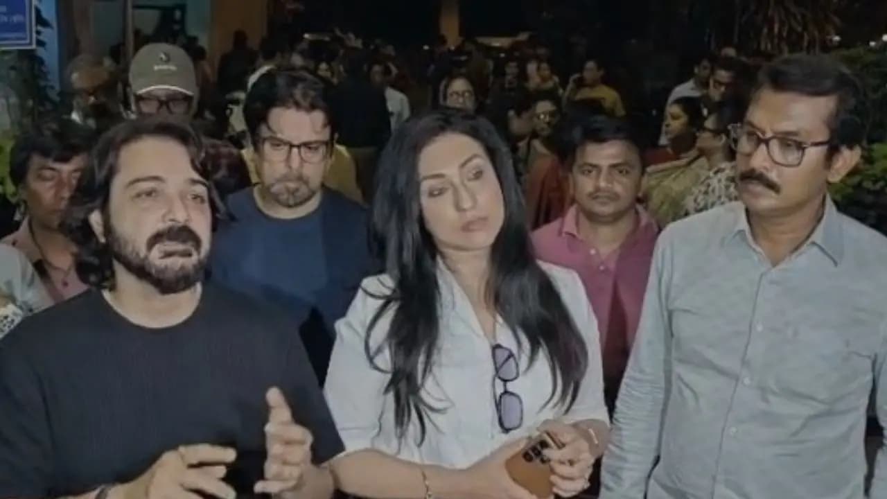 Tollywood strike demanding security, said Prosenjit Chatterjee, what did Rituparna Sengupta, Kaushik Ganguly, Swarup Biswas say?