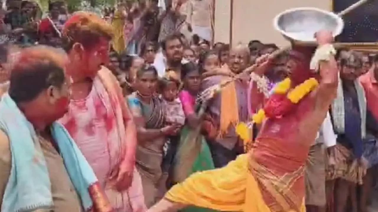 Bizarre Incident: At Andhra Temple Devotees Follow Unusual Tradition