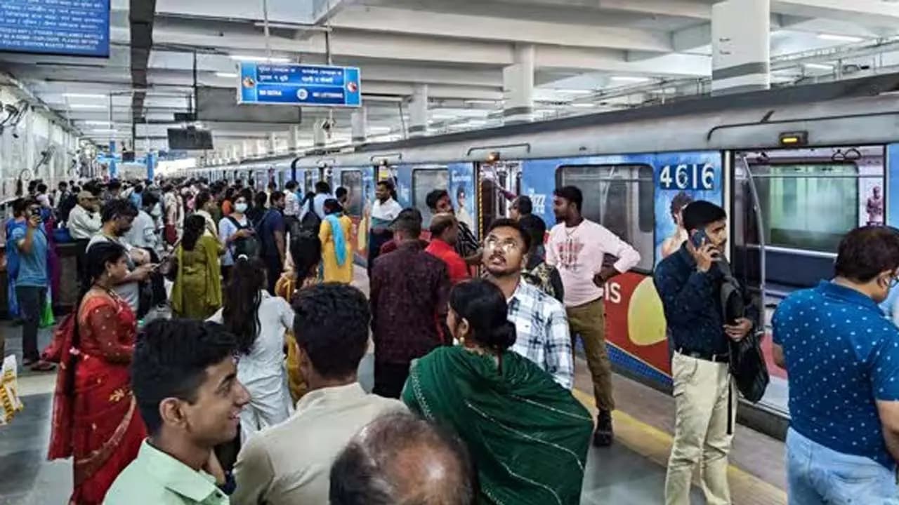 Metro services disrupted on the Blue Line on Monday