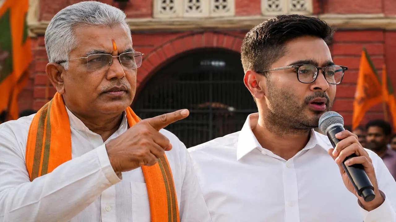 There will certainly be an accounting for the last 15 years Dilip Ghosh makes a bold claim regarding the KMC notice served to Abhishek Banerjee