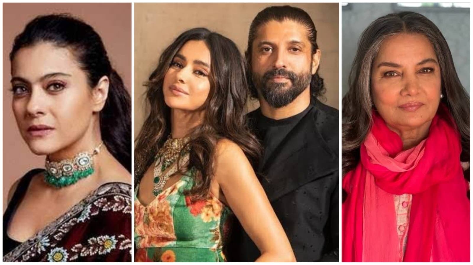 kajol stuffed memory loss on the set of kuch kuch hota hain Farhan Akhtar and shibani akhtar expecting their first child but shabana azmi has denied ent