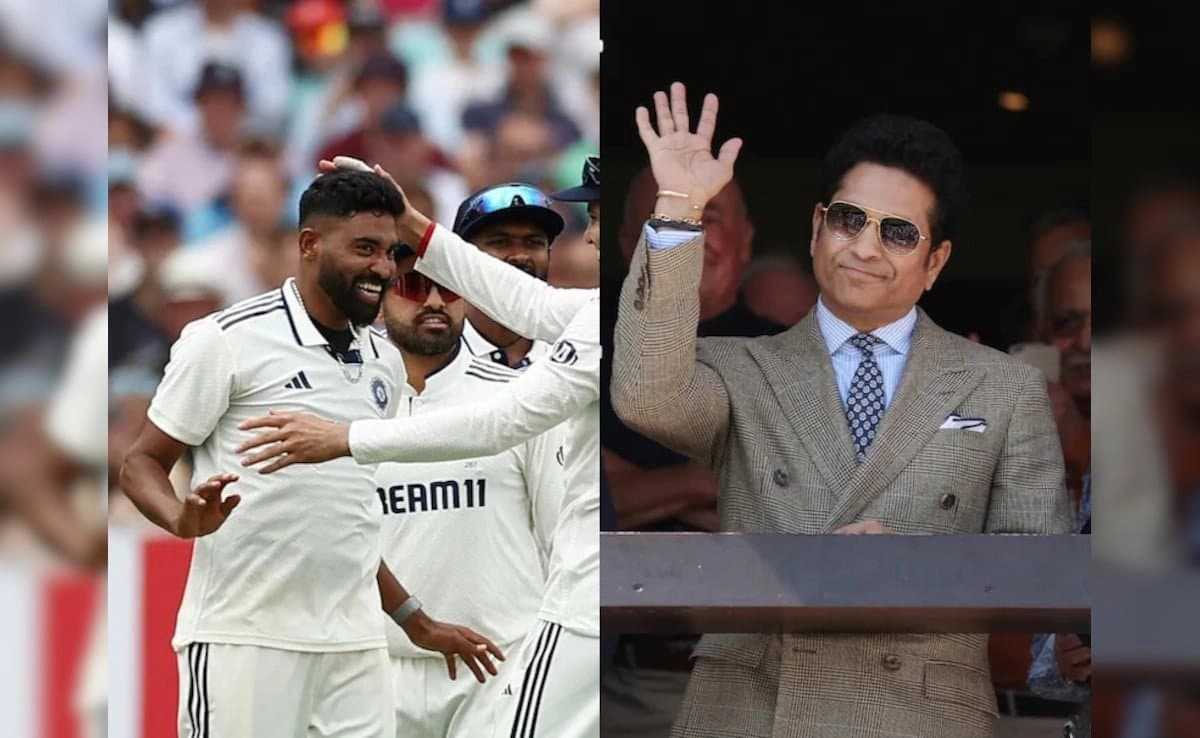 Mohammed Siraj surpasses Sachin Tendulkar to reach mega milestone in Indian Cricket