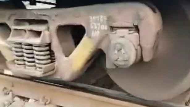 Goods train derailed in anara station in purulia gnr