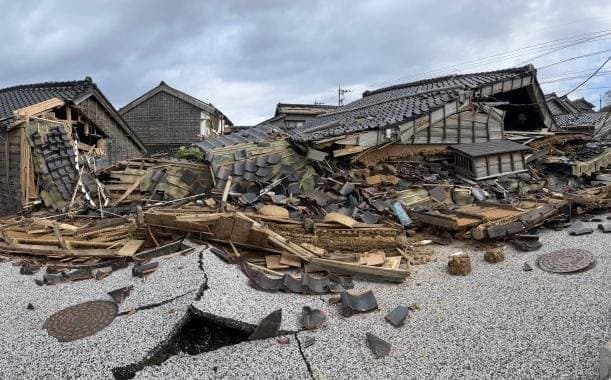 Earthquake of magnitude 6 strikes off Japan