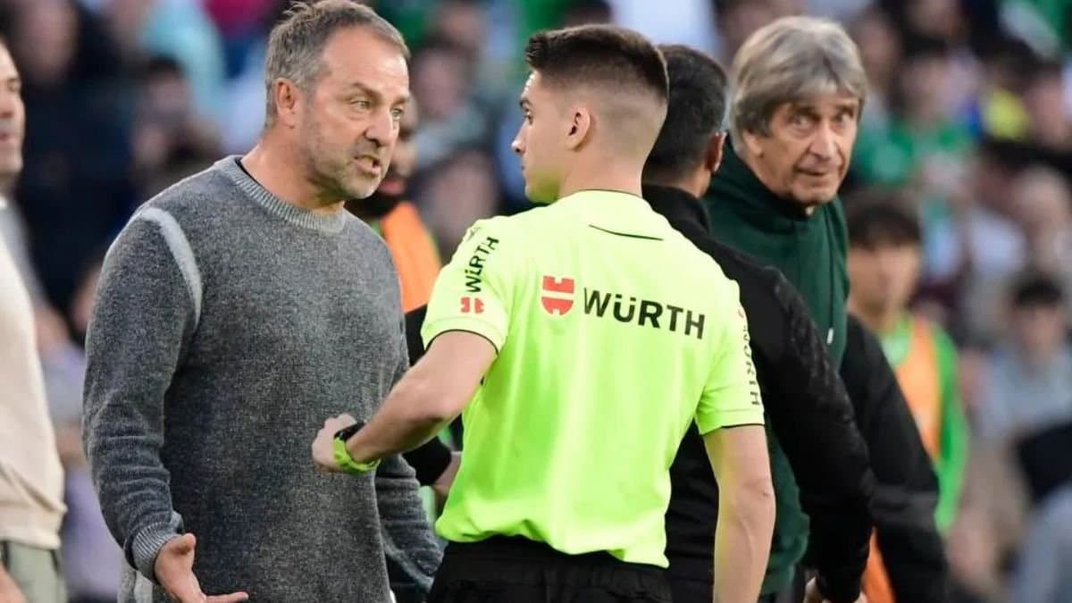 Barcelona head coach Hansi Flick has been given a two game touchline ban spt