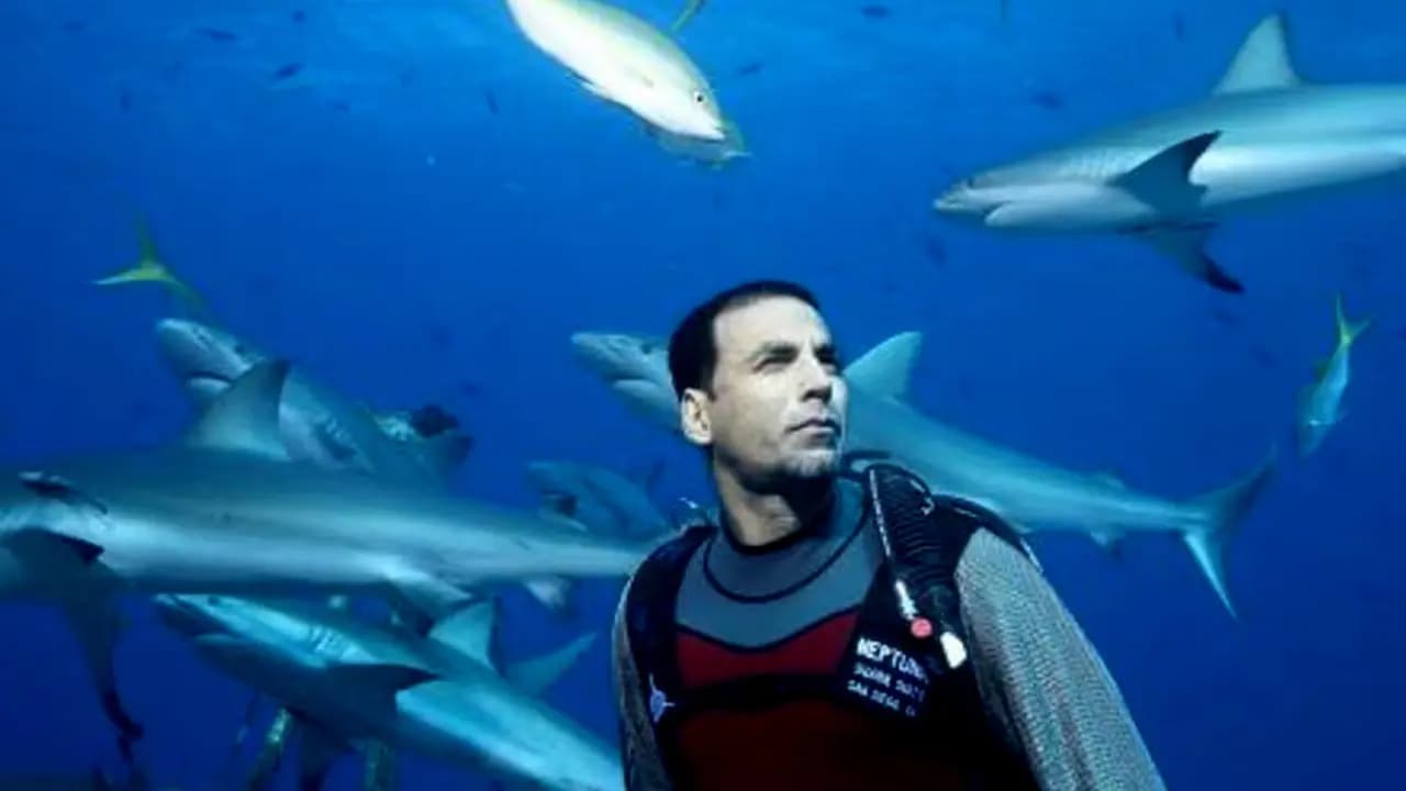 Akshay Kumar’s Near-Death Experience During Blue; Escaped 45 Sharks Underwater