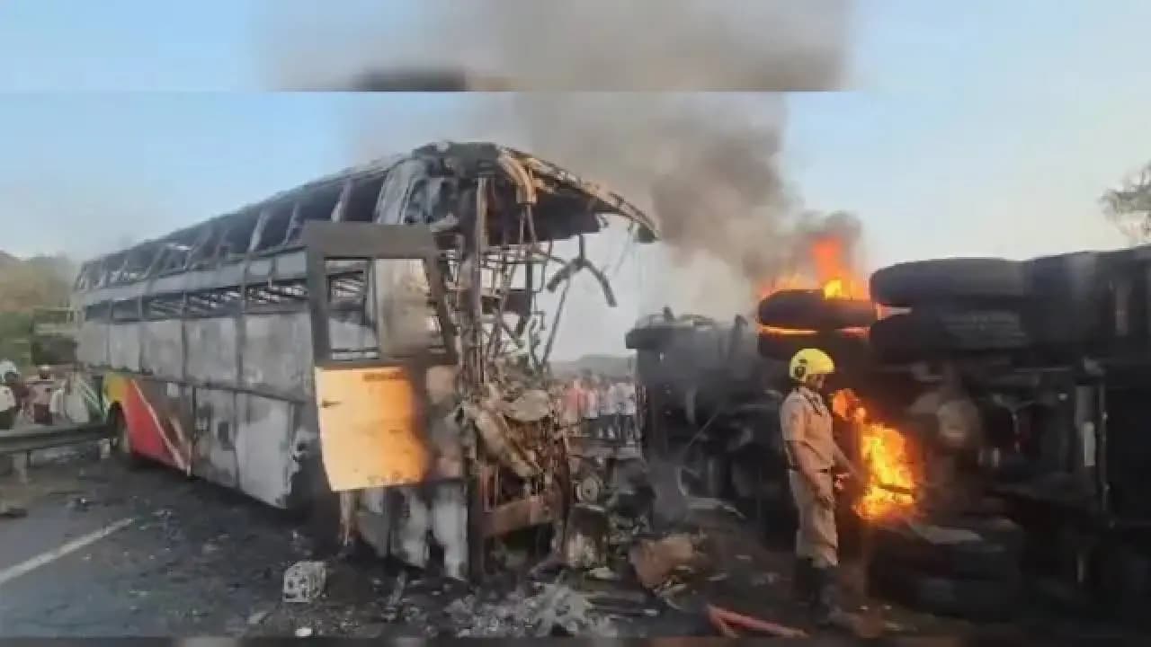 12 Dead in Andhra Pradesh Bus-Lorry Collision