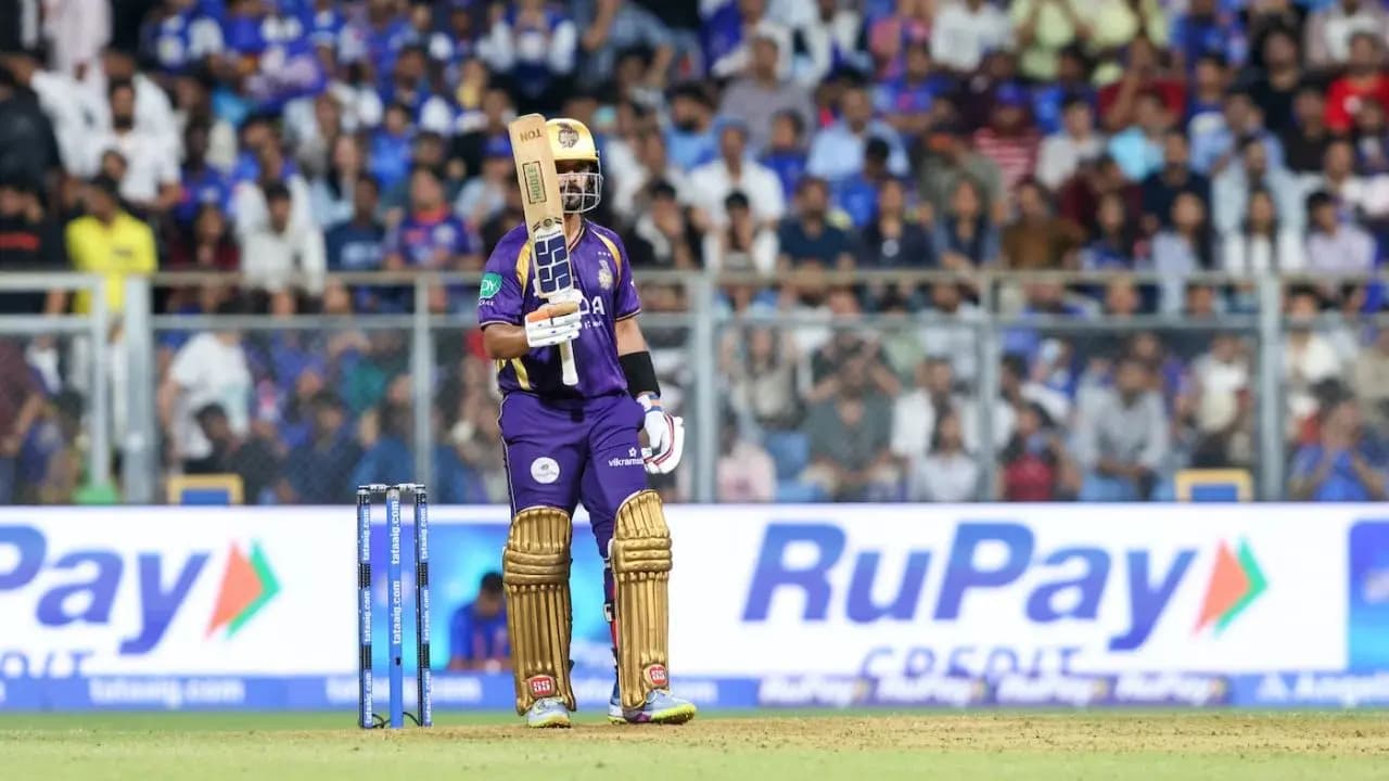IPL 2026:KKR posts big total against Mumbai Indians