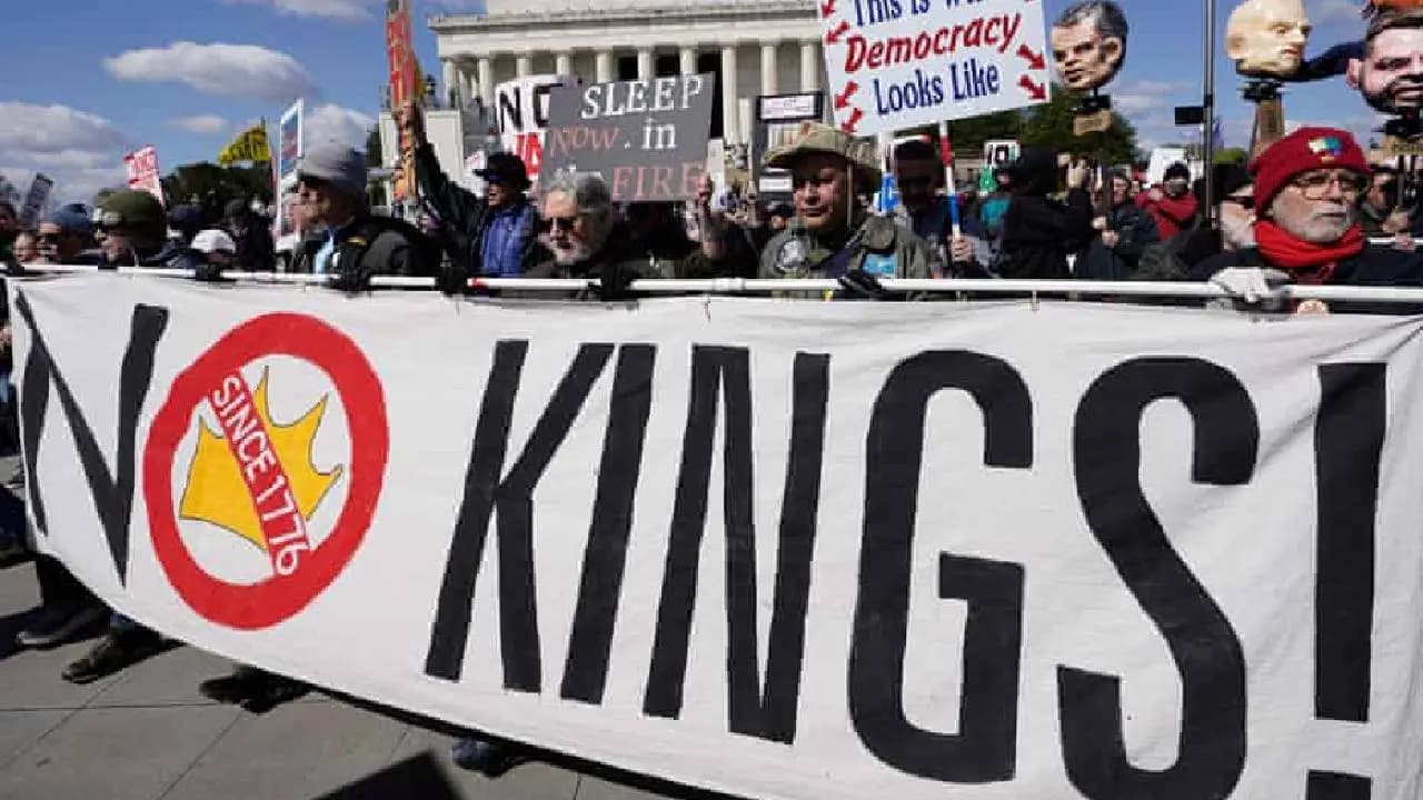 No Kings Protests In US: Millions Join Protests In US, Europe Against President Donald Trump and Iran War