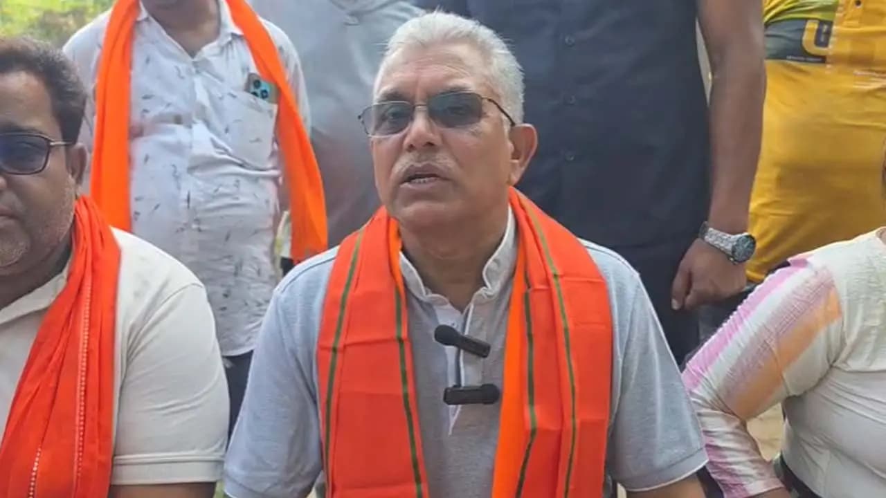 Wickets will fall the moment I open my mouth Dilip Ghosh roars in Kharagpur What is he hinting at