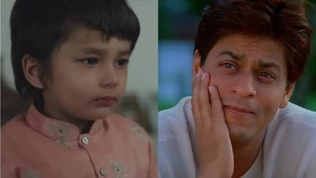 Meet the Delhi Toddler Who Mastered the Art of On Screen Tears by Binge Watching Shah Rukh Khan s movie