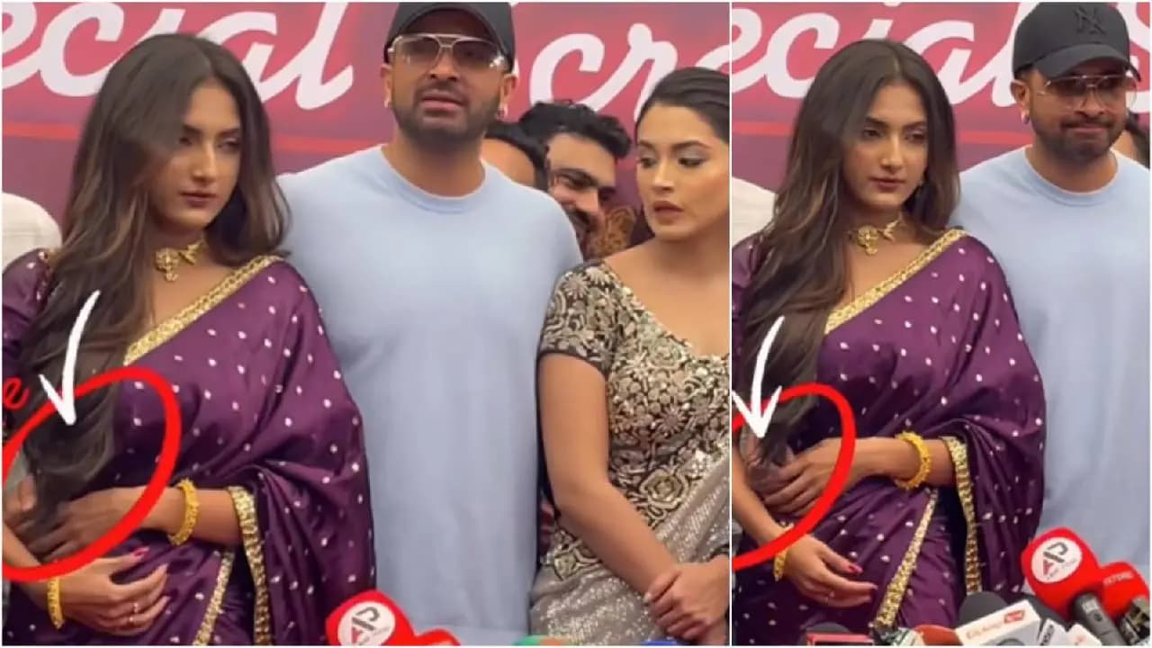 Tollywood actress Jyotirmoyee Kundu and Shakib Khan s viral video sparks on social media