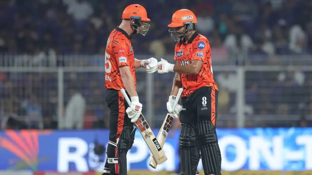 IPL 2026:Sunrisers Hyderabad put up huge total against KKR at Eden Gardens