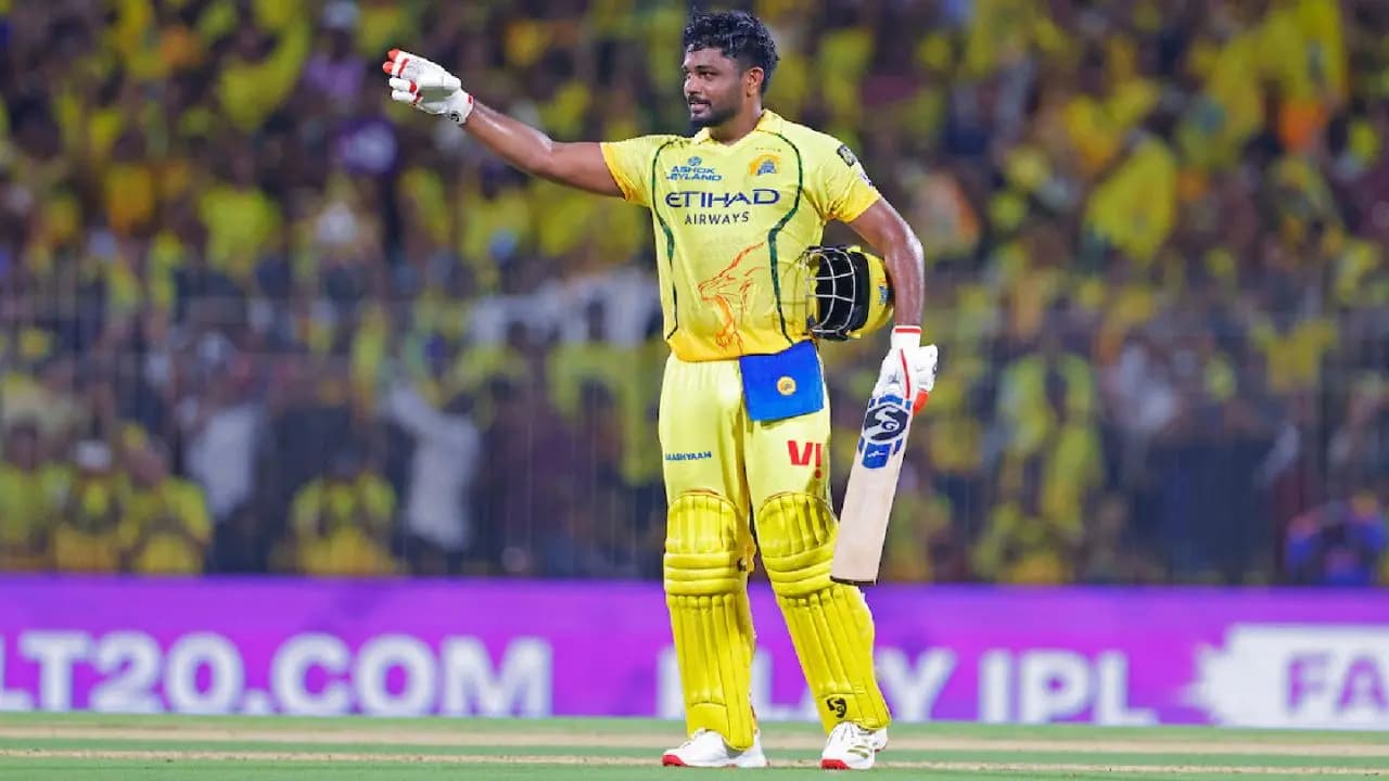 IPL 2026:CSK star Sanju Samson thanks lucky person after century against DC