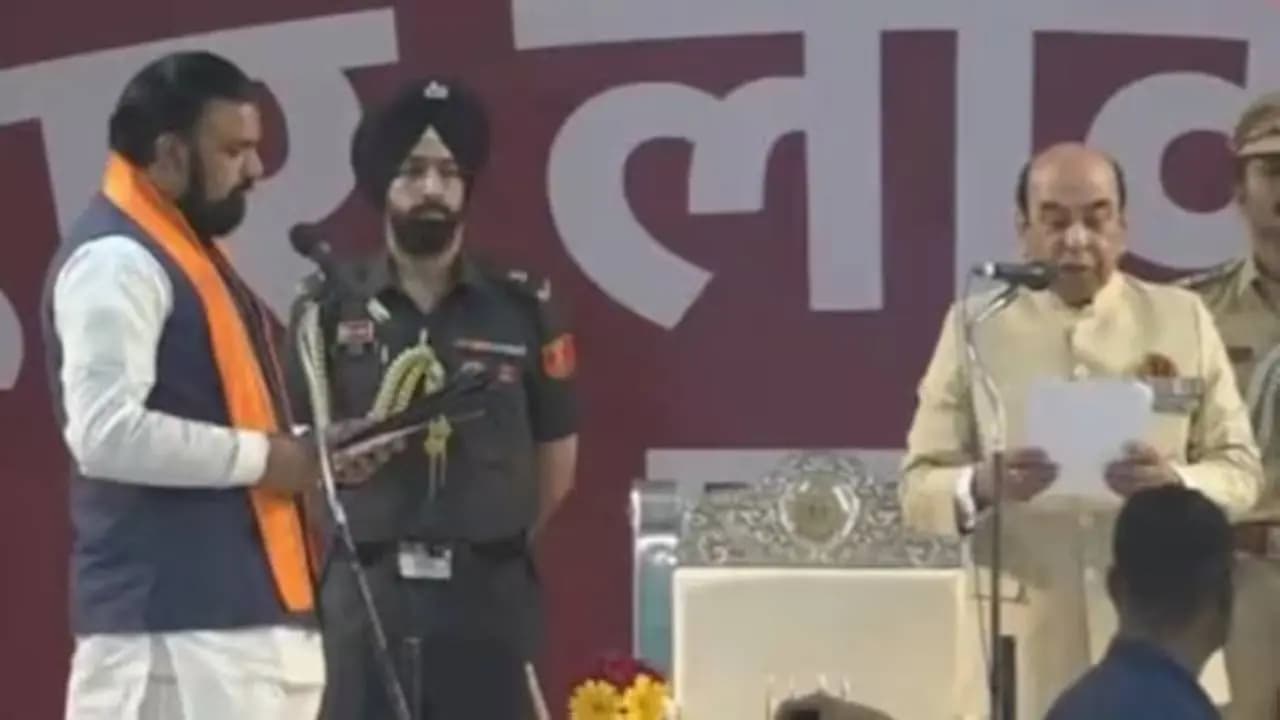 Samrat Choudhary takes oath as new Bihar CM