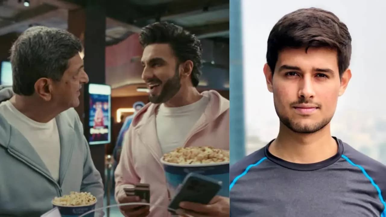 Ranveer Singh silently roasts YouTuber Dhruv Rathee in his latest RuPay advertisement