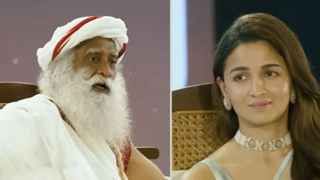 Sadhguru and Alia Bhatt