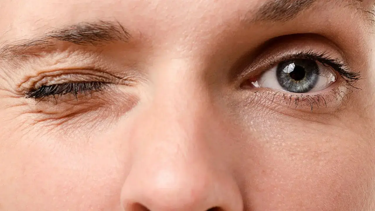 eye twitching