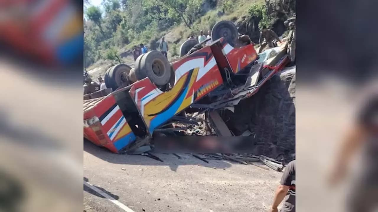 Horrific Accident in Udhampur Jammu and Kashmir Bus Plunges into Gorge Multiple Fatalities