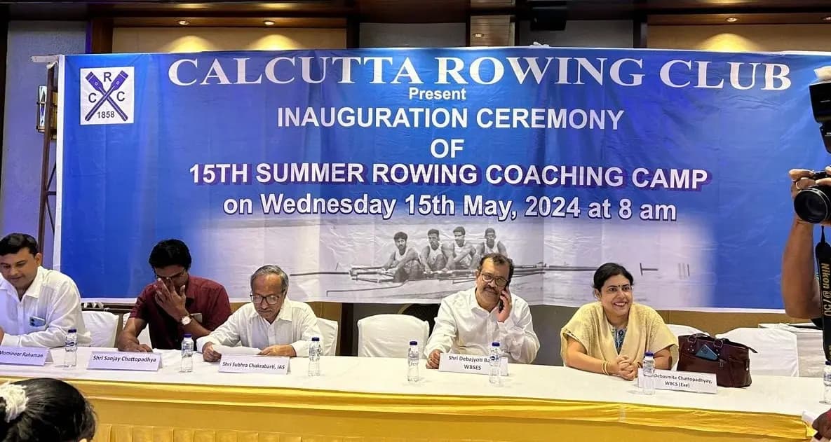 Inauguration ceremony of 15th summer rowing coaching camp by crc