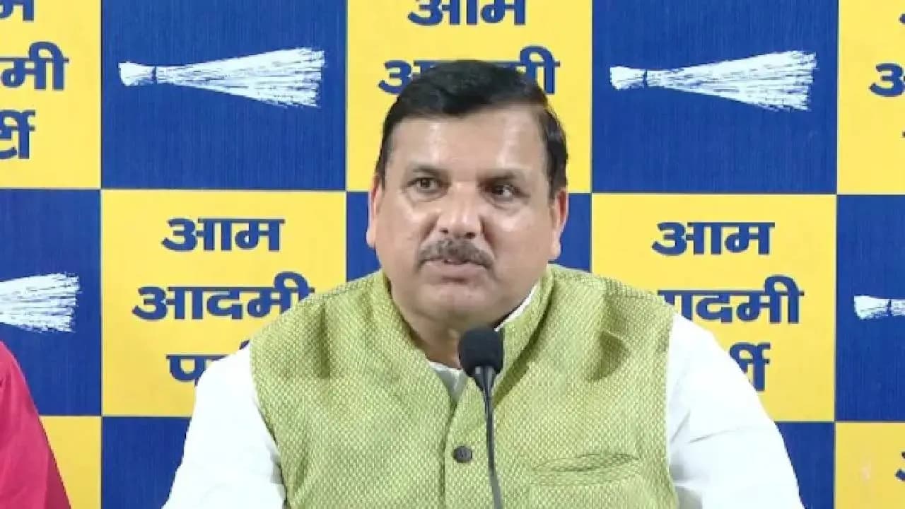 Gave everything to Raghav Chadha then he sits on bjp s lap AAP criticism