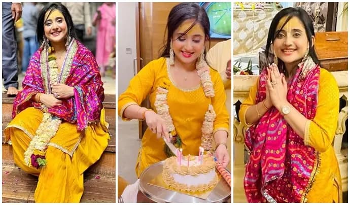 Soumitrisha Kundoo Celebrated Her Birthday at Vrindavan