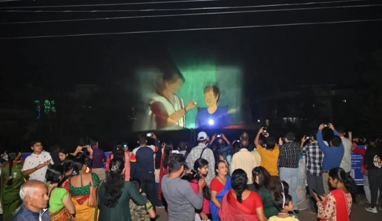 laser show in Chandannagar to raise awareness about organ donation