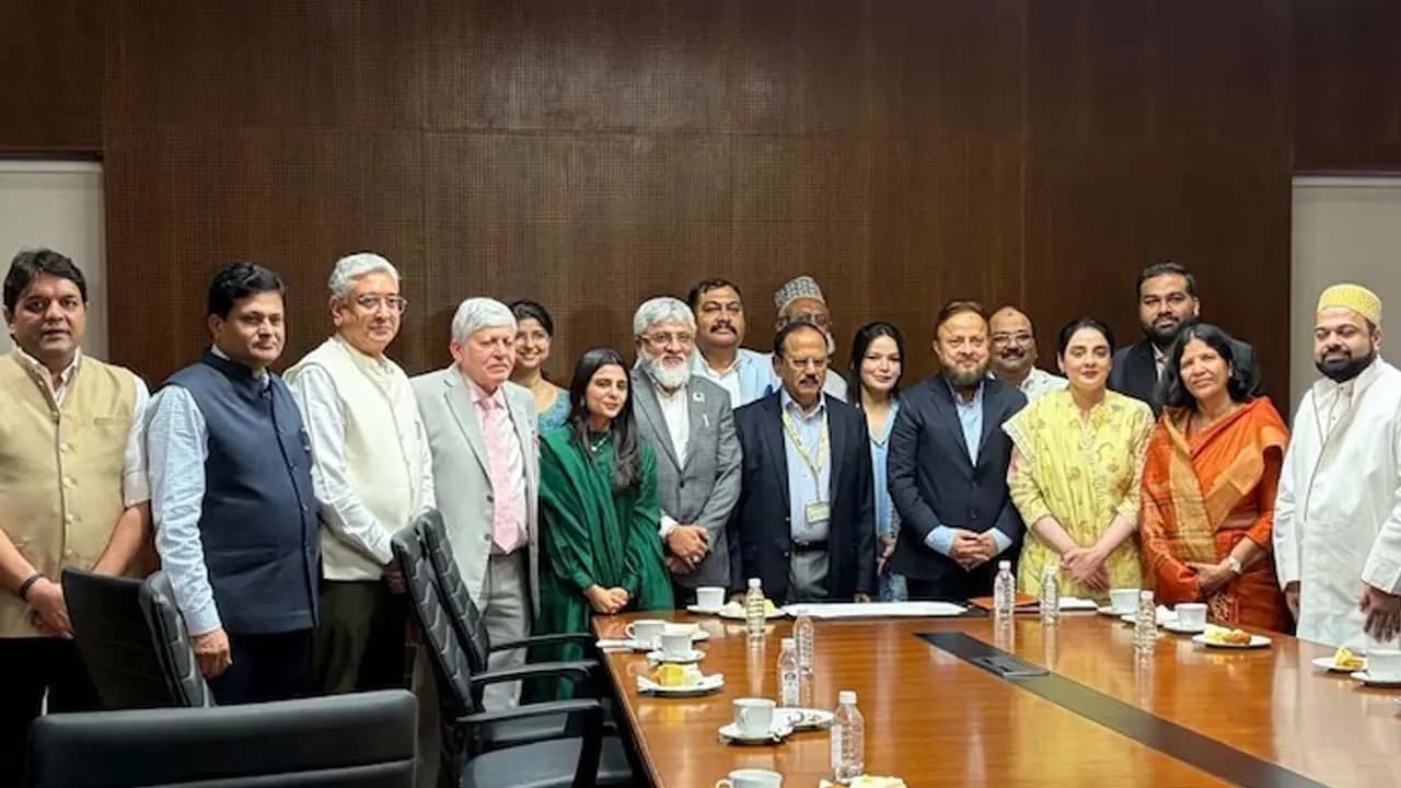 NSA Ajit Doval meets eminent Indian Muslims