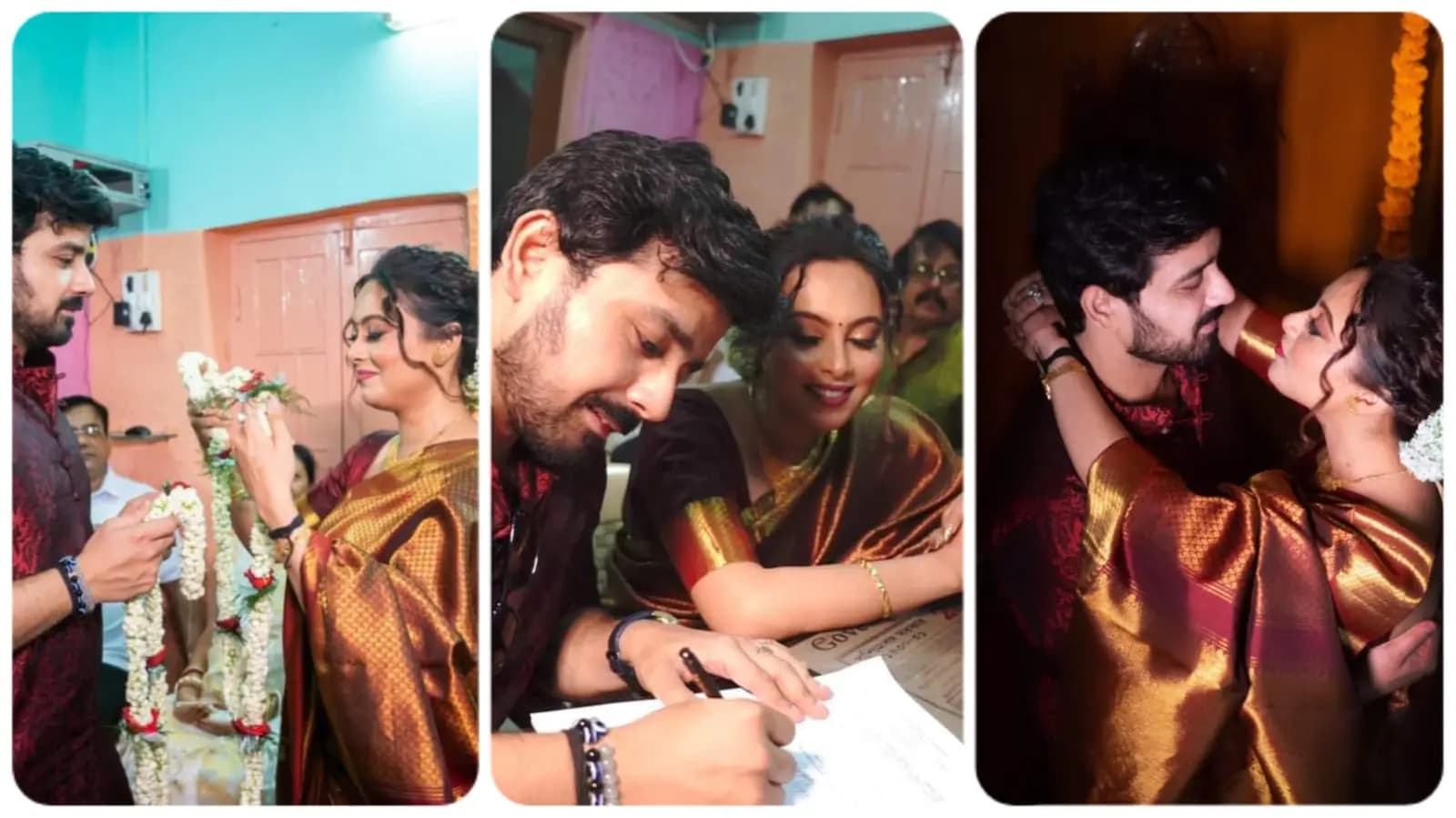 Actress Puja Ganguly got married