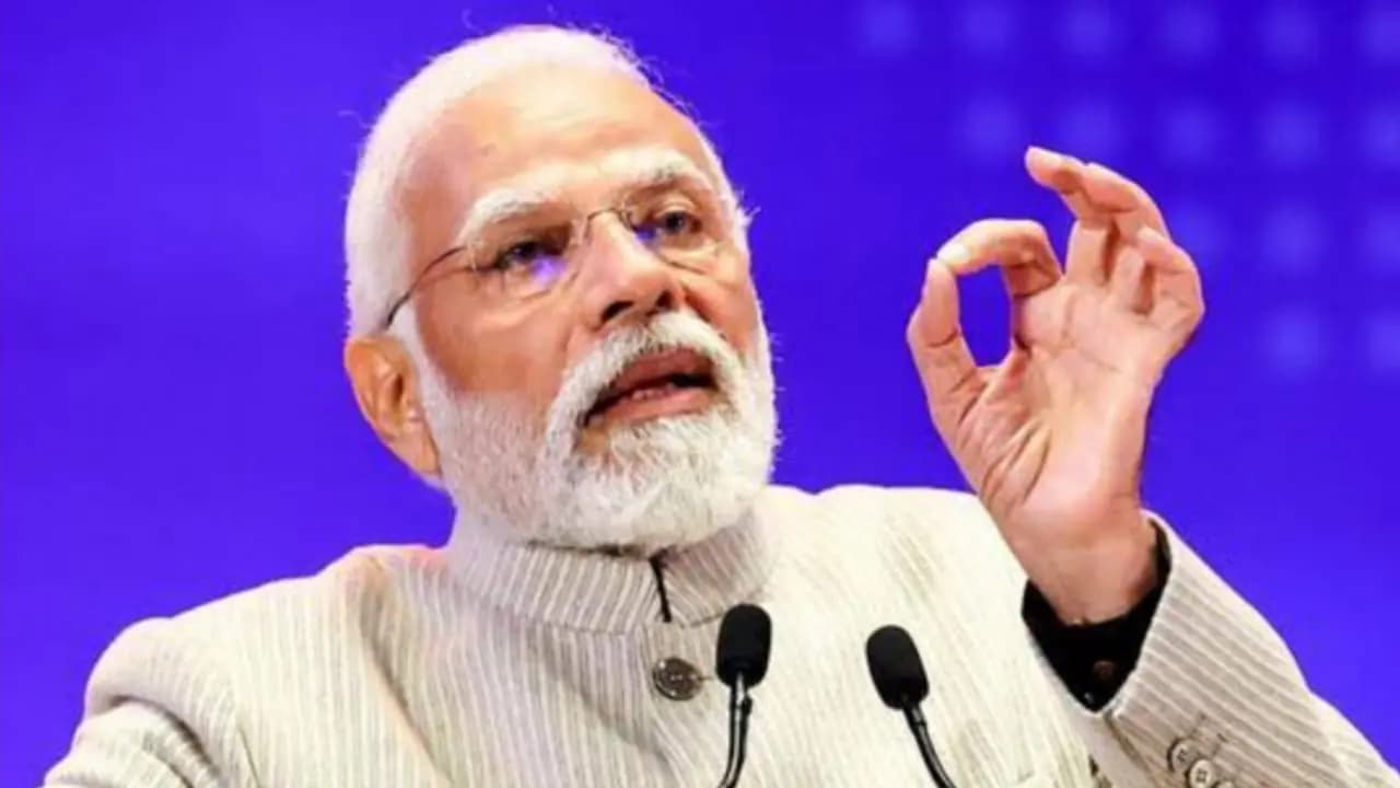 modi on parliament violence issue