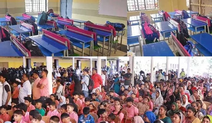 Children of landslide hit Wayanad resume studies gnr