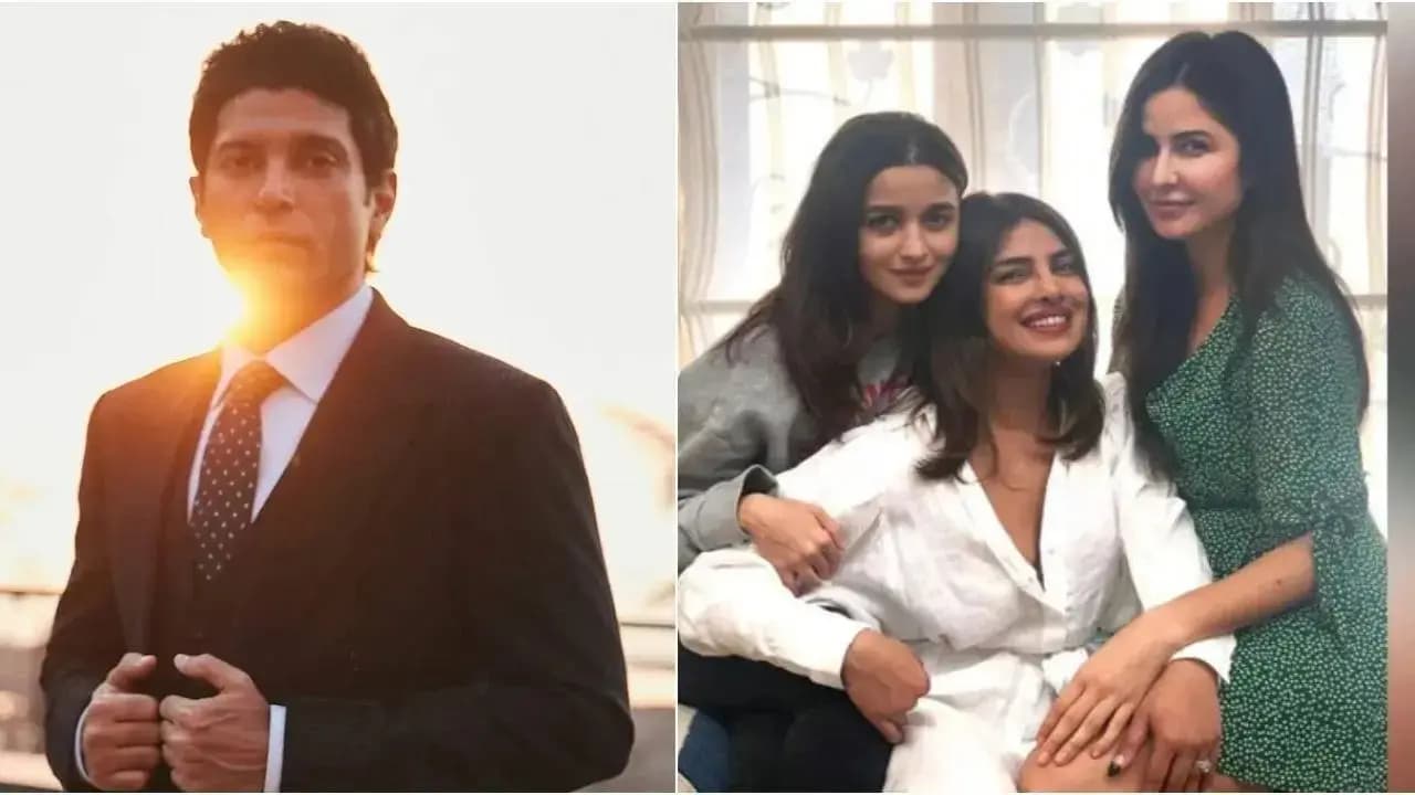 Farhan Akhtar Breaks Silence and gives update on Priyanka Alia Katrina Starrer Jee Le Zaraa