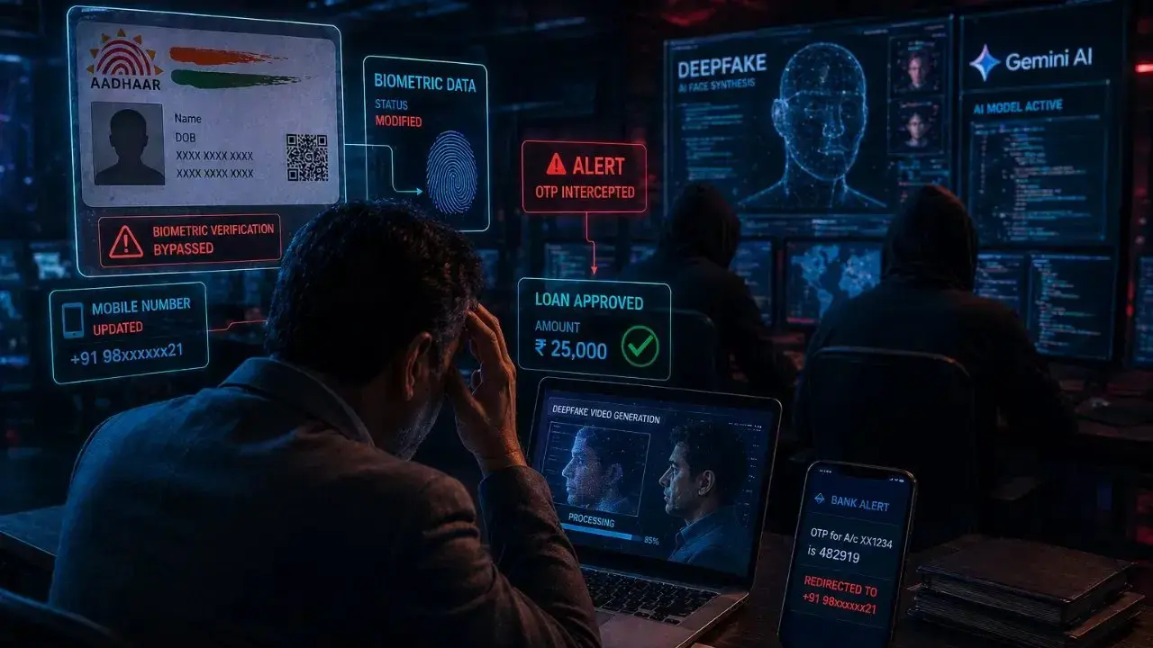 Cyber fraud gang uses AI for deepfake for aadhaar fraud