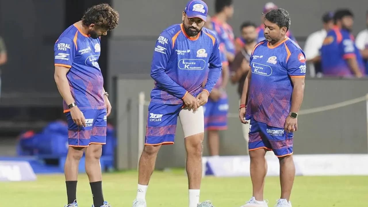 Rohit sharma fitness issue trouble for Mumbai Indians