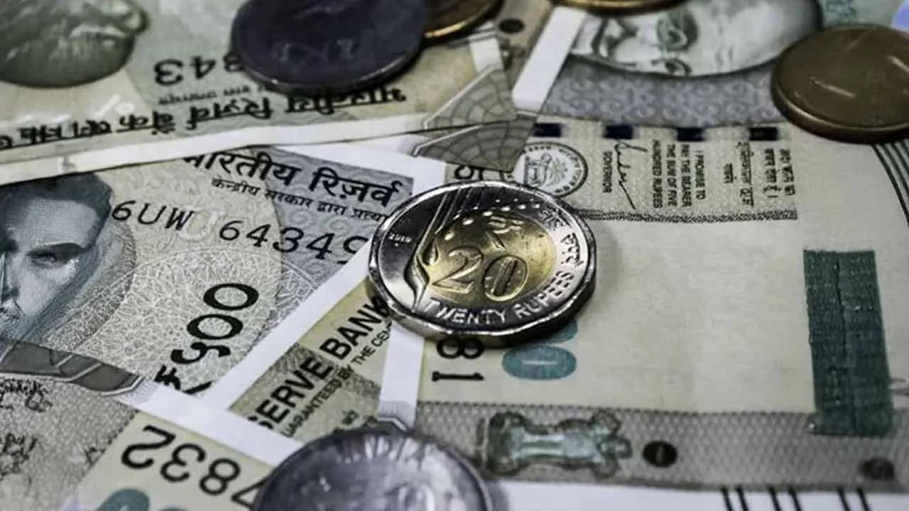 Rupee sinks