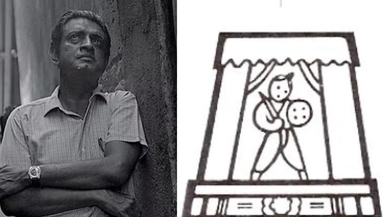Satyajit Ray was closely associated with clt one of his rough painting became its logo