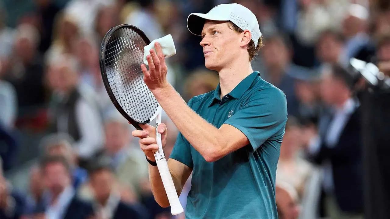Jannik Sinner set a massive world record by joining novak djokovic roger federer and rafael nadal in a rare list