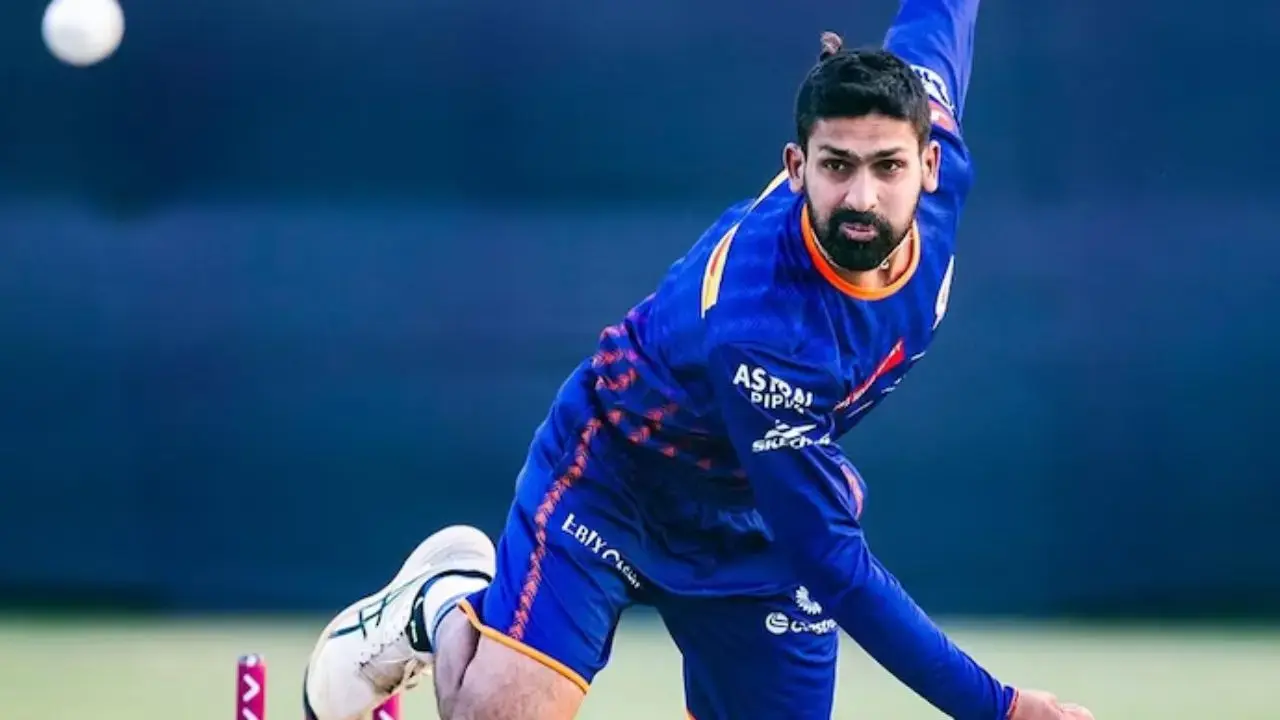 IPL 2026: Raghu Sharma made his IPL debut for Mumbai Indians against Chennai Super Kings