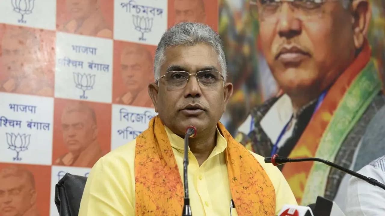 Dilip Ghosh a member of Bengals first BJP cabinet learn about his political rise