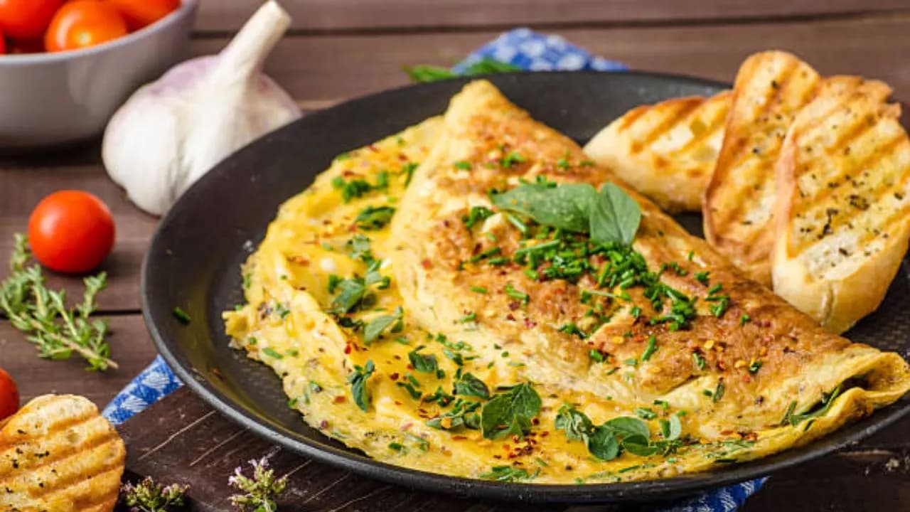Poha Omelette