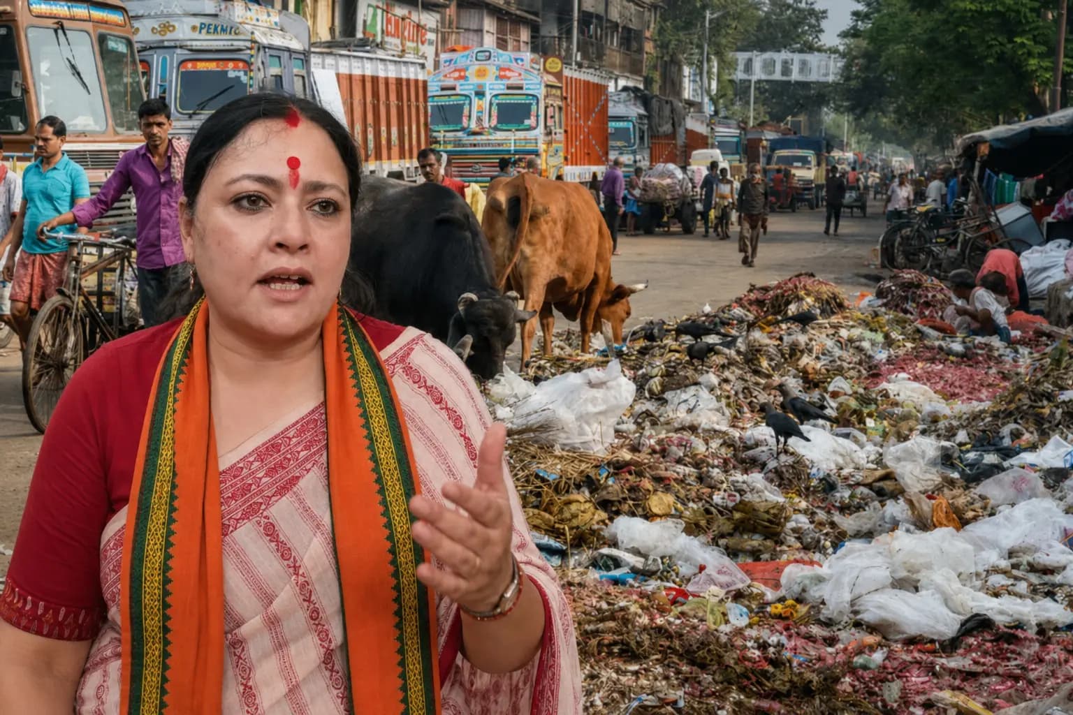 Just to take a picture and send it and the garbage will be cleaned up Bengal Minister Agnimitra Pauls big message