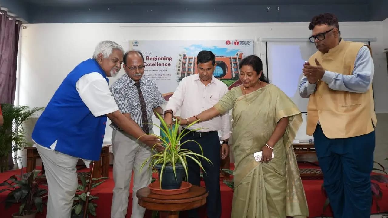 Grand Celebration Of Techno India University Tripura Foundation Day