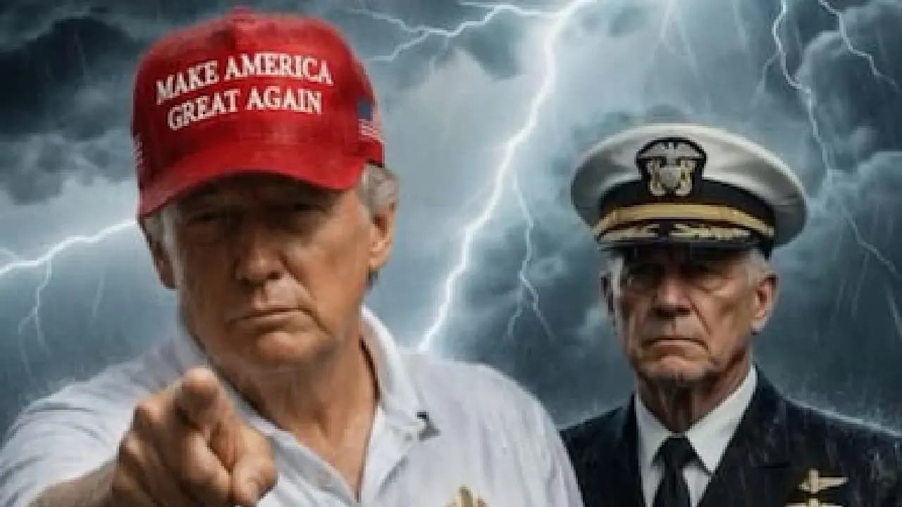 Trump calm before storm post sparks buzz question raised trump to launch iran strike