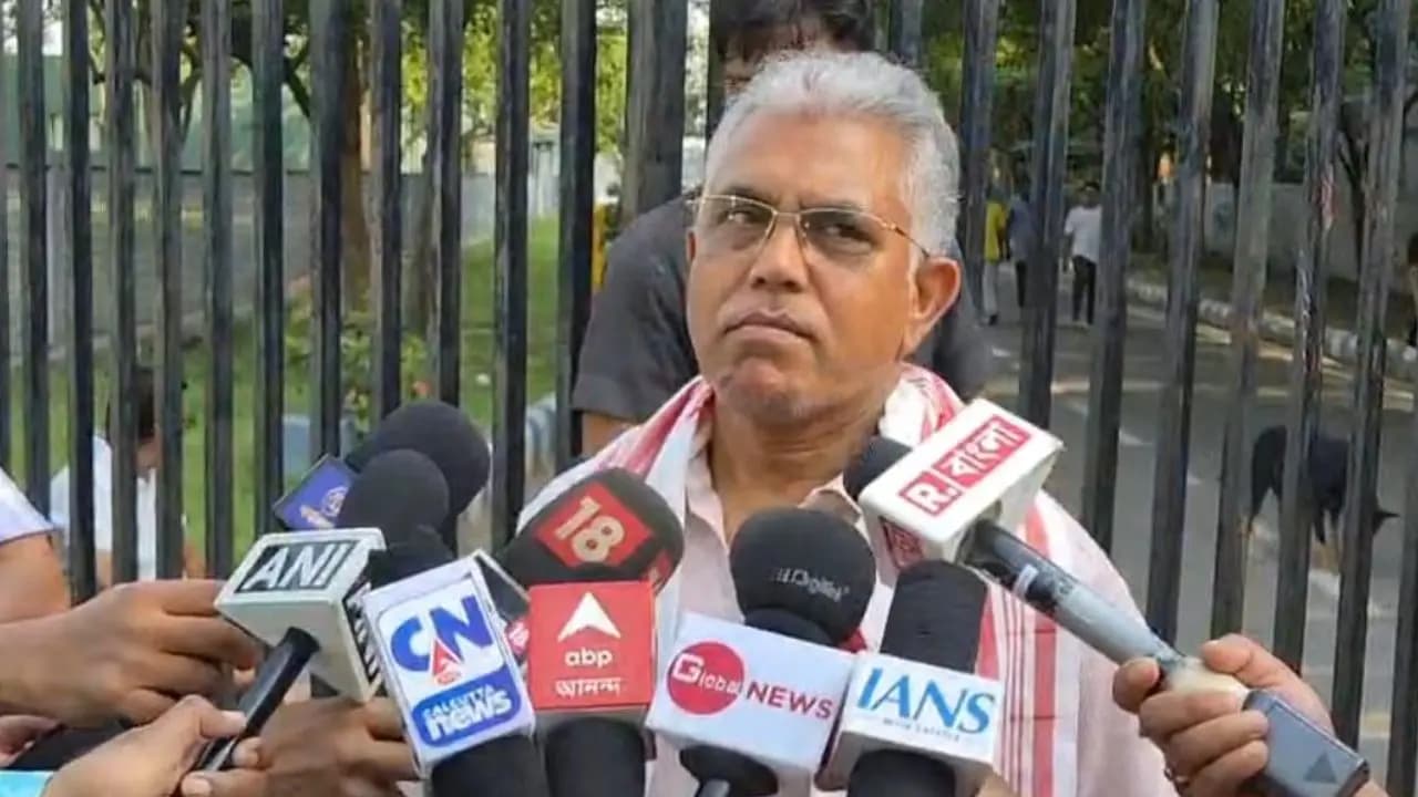 Dilip ghosh launches scathing attack to TMC