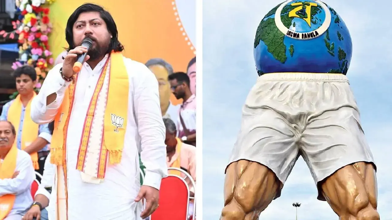 ISL Kolkata Derby: Statue In front of Salt Lake Stadium will be demolished says Sports Minister Nisith Pramanik