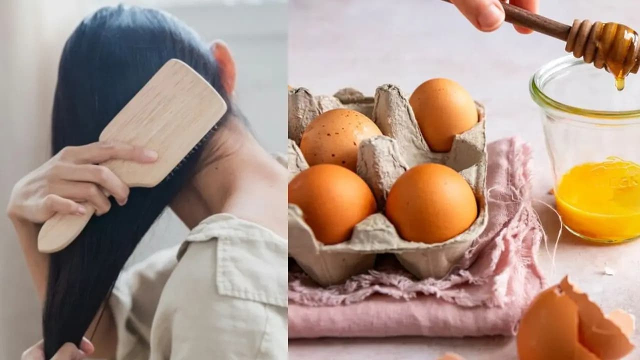 Egg Pack, hair pack
