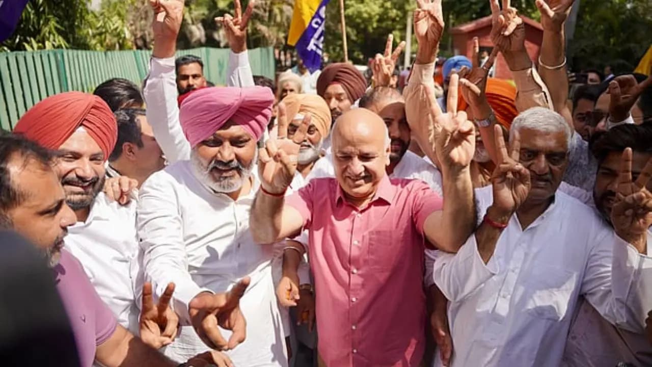 AAP sweeps Punjab civic polls BJP stands far behind