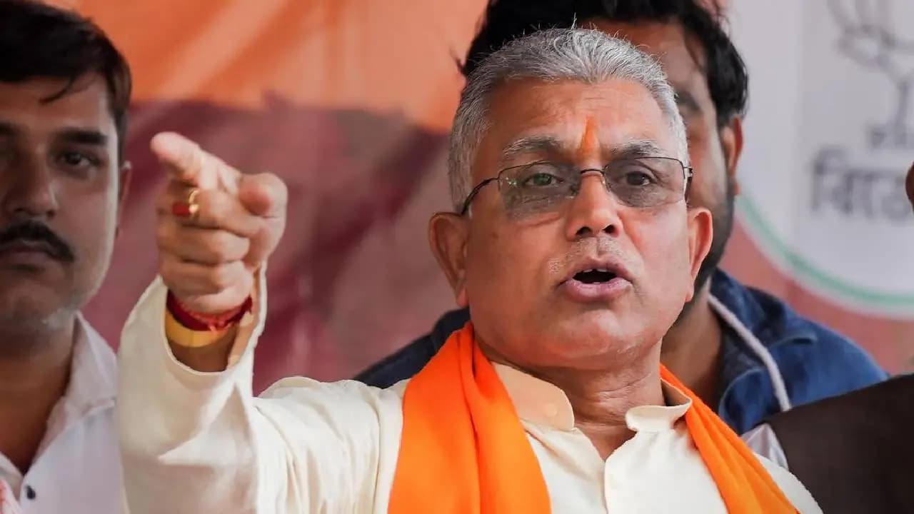 West Bengal Minister Dilip Ghosh Slams TMC Leaders